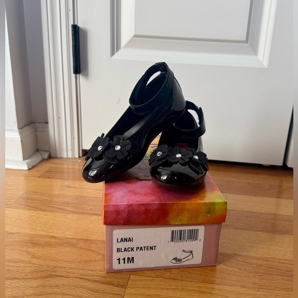 Black Patent Kids Shoes